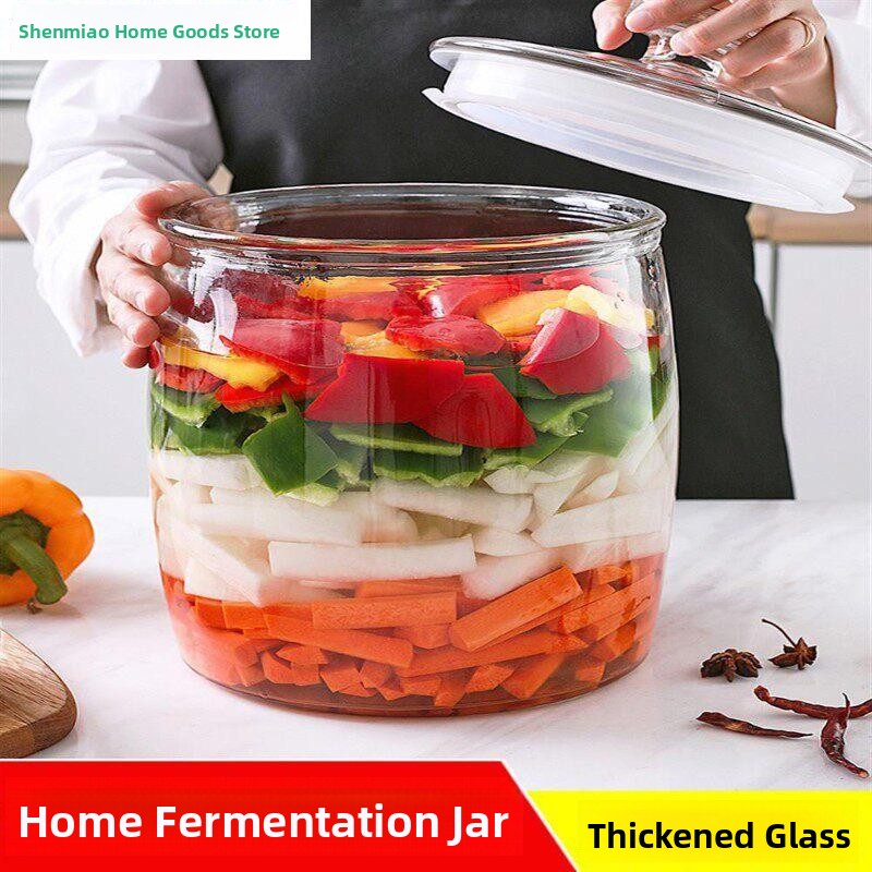 Fermentation Crock - Pote de Vidro Extra Grosso para