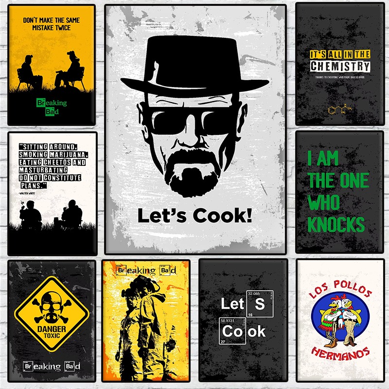 Home Cooking Show - Pôster Clássico da Série Breaking Bad