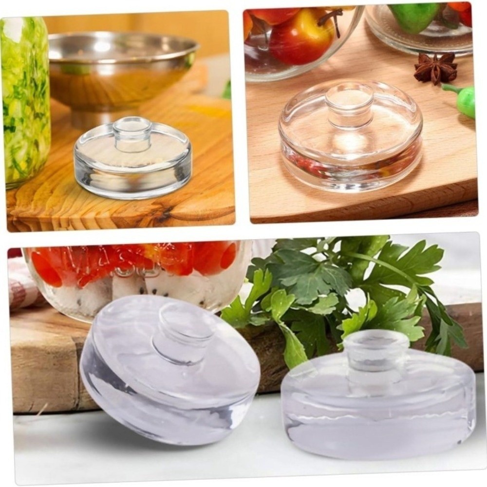 Pesos de vidro fermentado tran - Fermentation Crock avaliação e preço