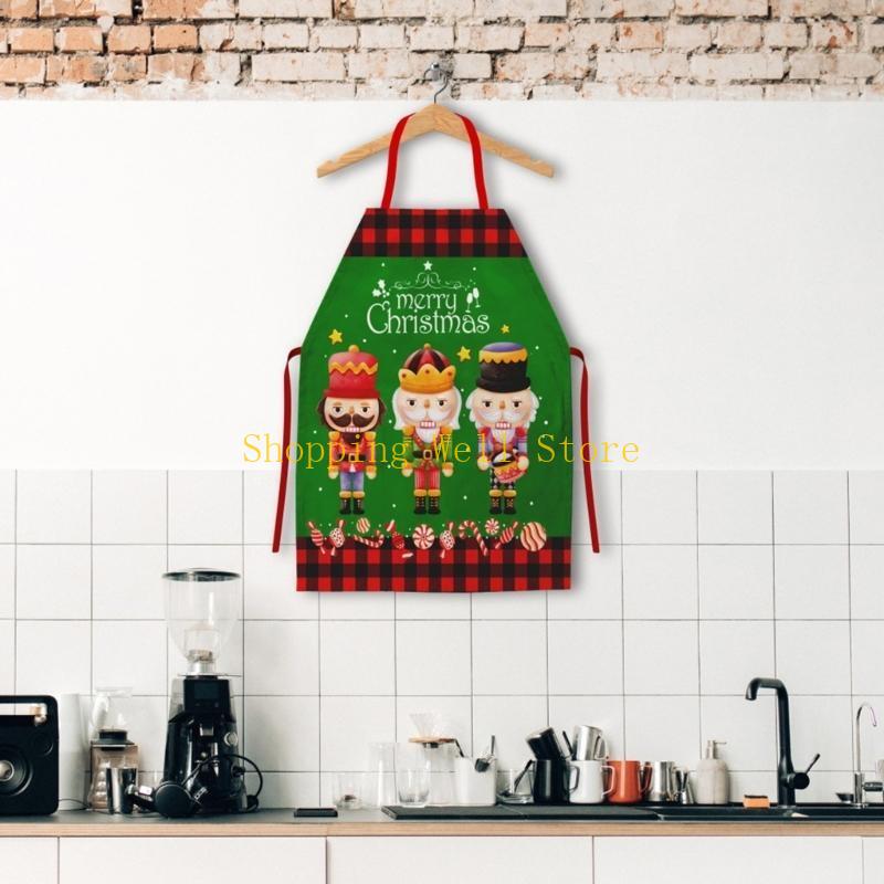 KX4B Festive Christmas Apron f - Home Cooking Show avaliação e preço